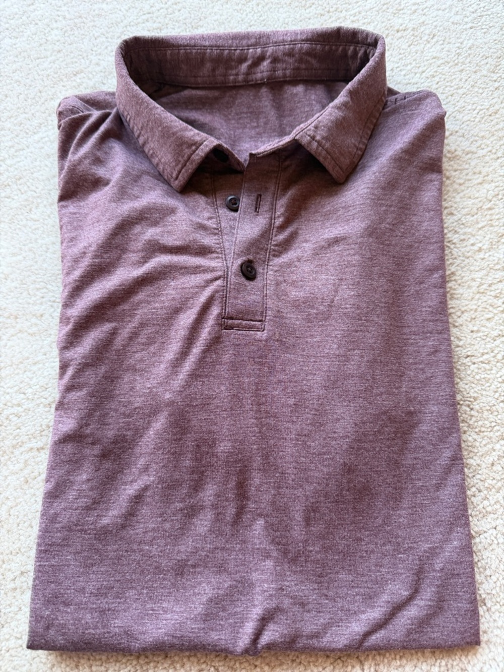 lululemon athletica Men's Polo - Plum Heather